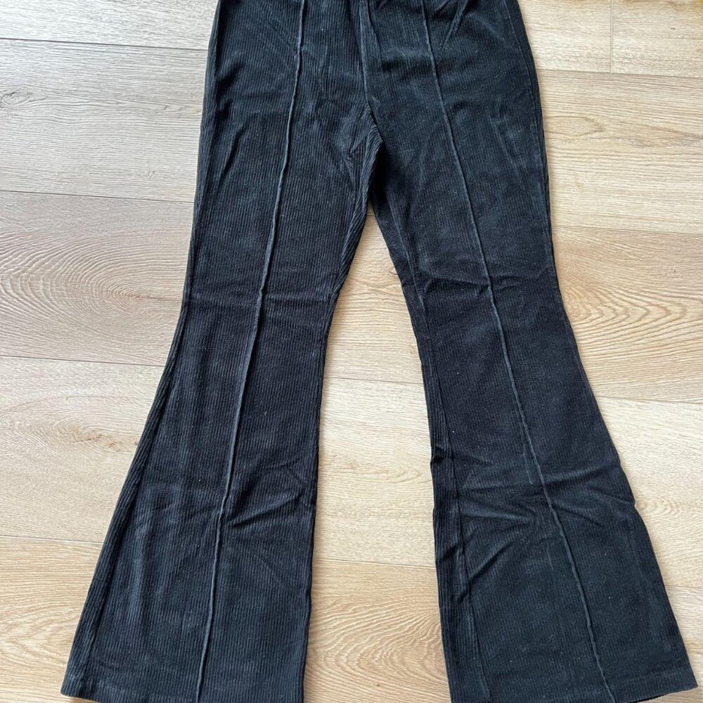 Aerie Ribbed Flare Pants - Medium Tall / Long